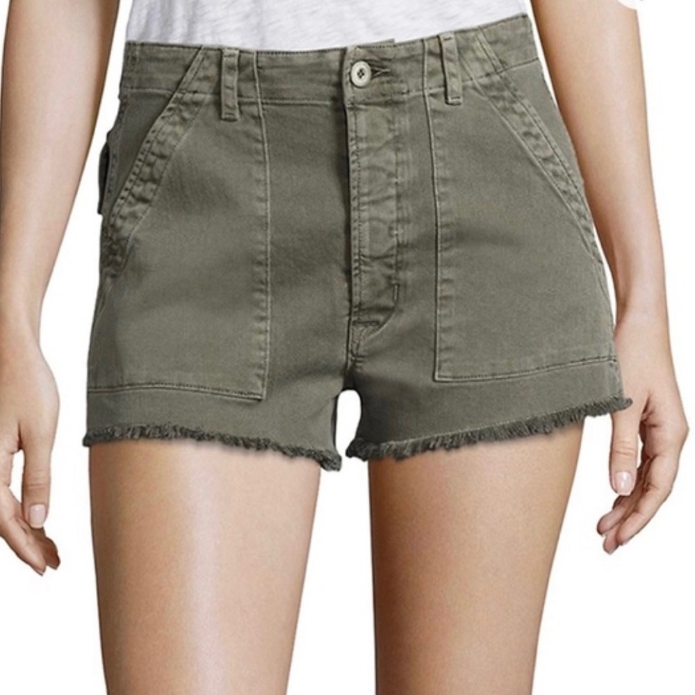 HUDSON Military Shorts Army Green